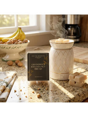 Grandma's Banana Nut Bread Handmade Premium Wax Melts - 6 melts - Strong Scent
